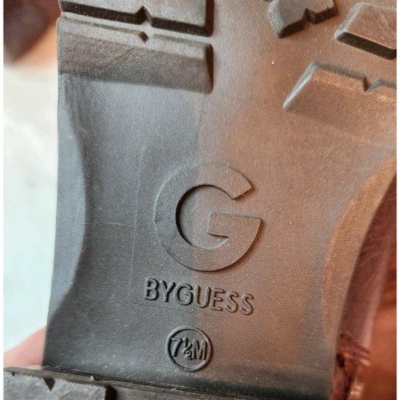 GUESS Womens Halsey Brown Boots Size 7.5 - Picture 8 of 8